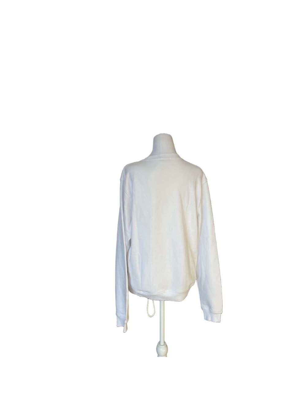 Men's Air Dior Jordan Wings White Sweatshirt Size L - Picture 3 of 4